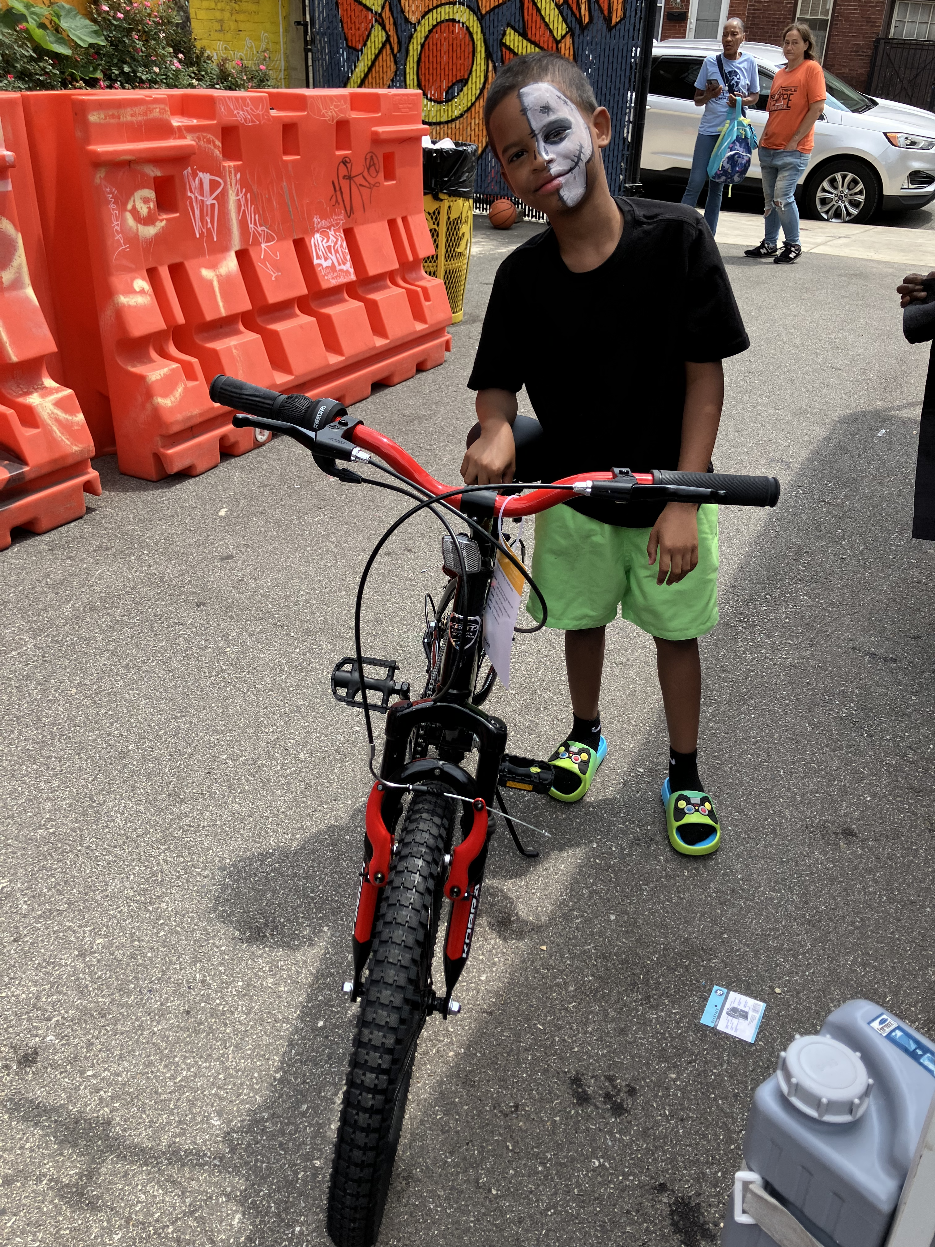A Bike Raffle Winner